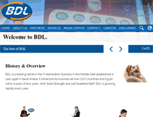 Tablet Screenshot of bdlgroup.com